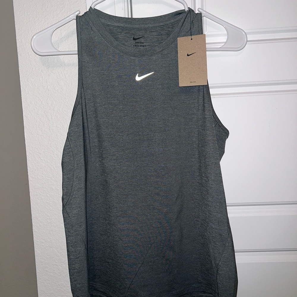 Nike Gray Dri Fit Tank Top